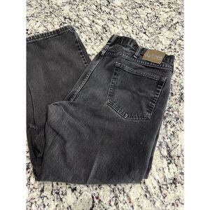 Lee Regular Fit Straight Leg Black Jeans Size‎ 42x29